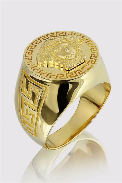 mens versace chain uk|Versace gold ring for men.